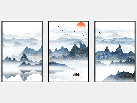 New Chinese Landscape Painting Decorative Painting