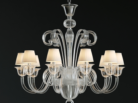 European-style crystal chandelier