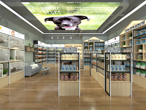 Modern Pet Shop Pet snack shop