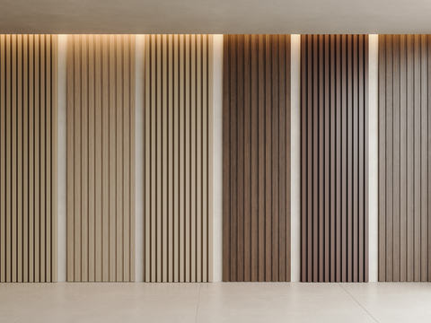 Wall board wave board grille board wood grille