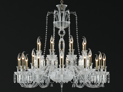 European-style crystal chandelier