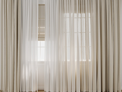 Plain Curtain Screen Curtain