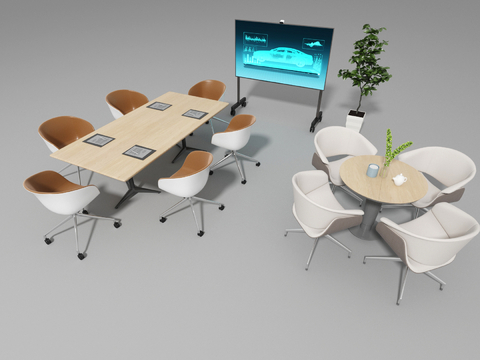 Modern Conference Table Negotiation Table