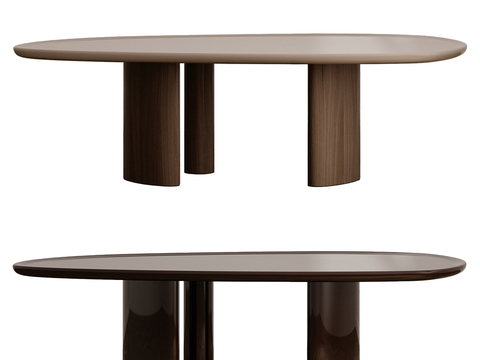 Nordic Dining Table Oval Dining Table