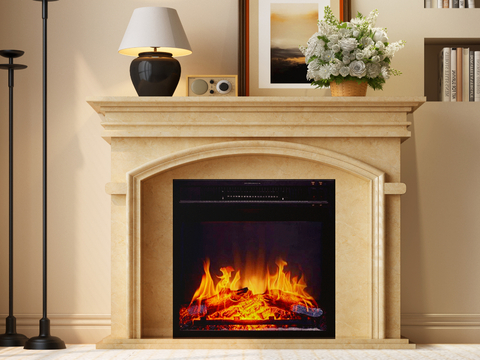 French Fireplace Flame