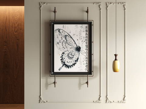 New Chinese butterfly decorative painting