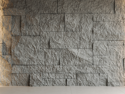 rubble wall rock wall axe split wall culture stone