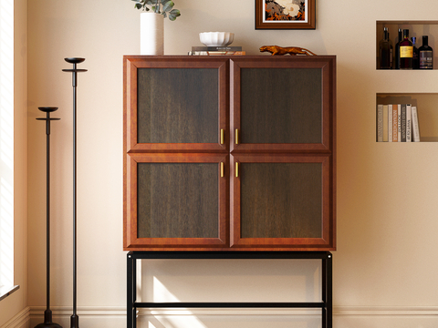 Mid-century Style porch cabinet