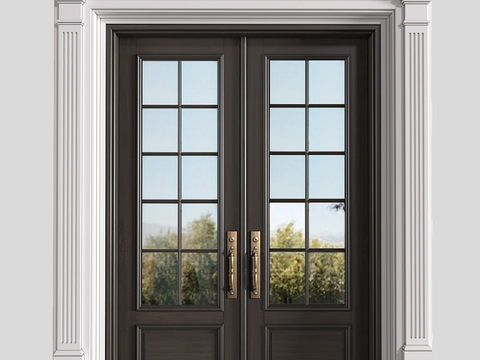 American entrance door