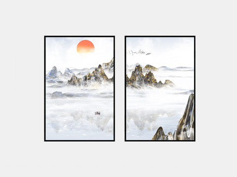 New Chinese Landscape Painting Decorative Painting