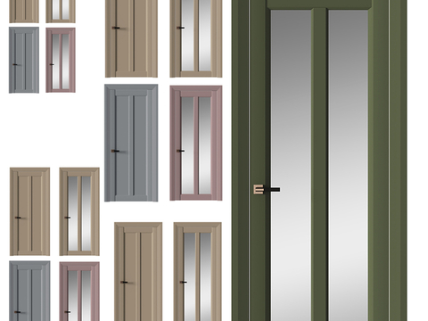 Modern Room Door Bedroom Door Single Door Entry Door