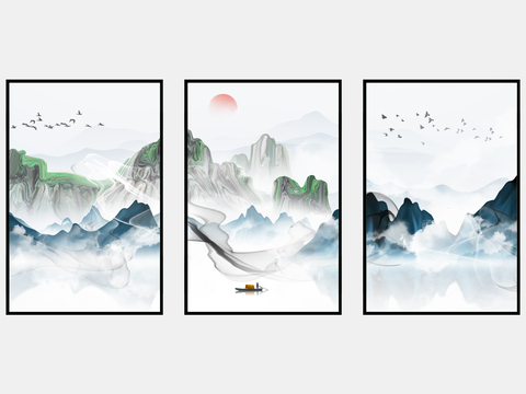 New Chinese Landscape Painting Decorative Painting