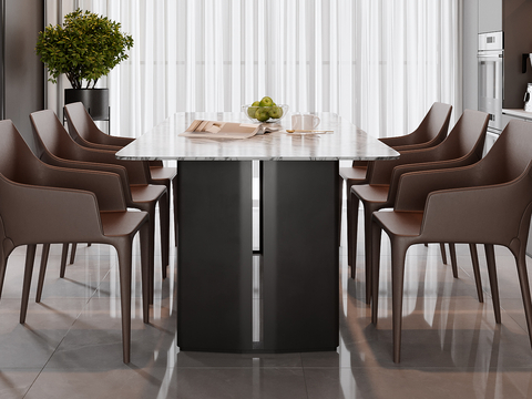 Modern Dining Table and Chair