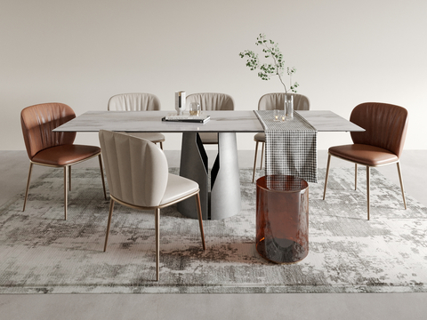 Modern Dining Table and Chair