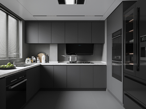 Dark Style Kitchen