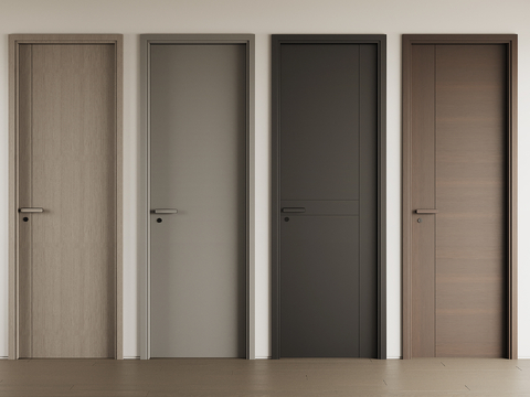 Modern Wooden Door Single Door Room Door