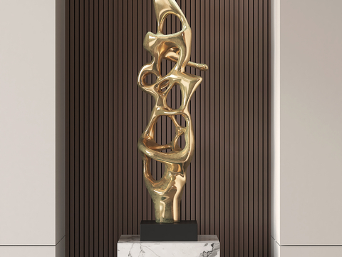 Modern abstract sculpture ornaments