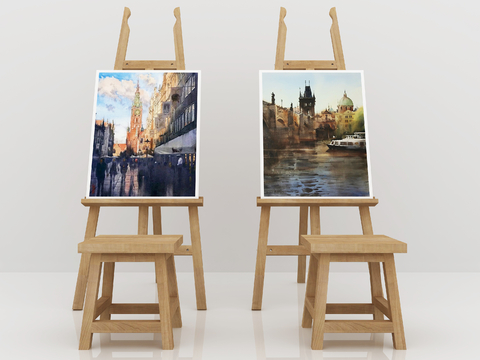 Paintboard easel painting tool