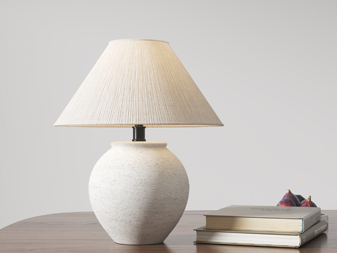 Neo-Chinese Style Table Lamp Ceramic Table Lamp