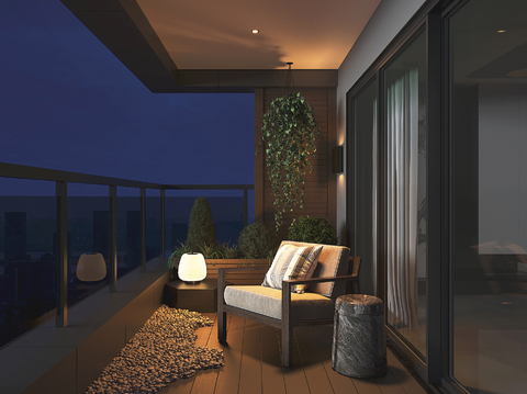 modern home balcony