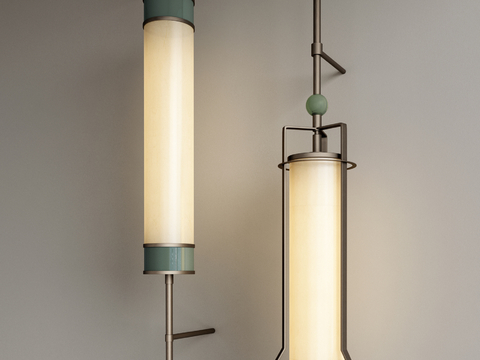 New Chinese Wall Lamp Long Wall Lamp