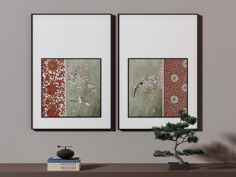 New Chinese Flower Painting Decorative Painting