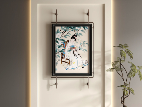 New Chinese Decorative Painting Figure Painting Hanging Painting