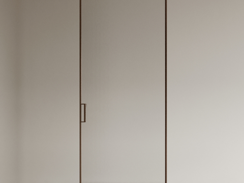 Bathroom door Changhong glass door single door