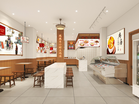 New Chinese Fast Food DiningRoom