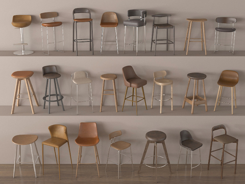 Nordic Bar Chair Bar Stool High Stool