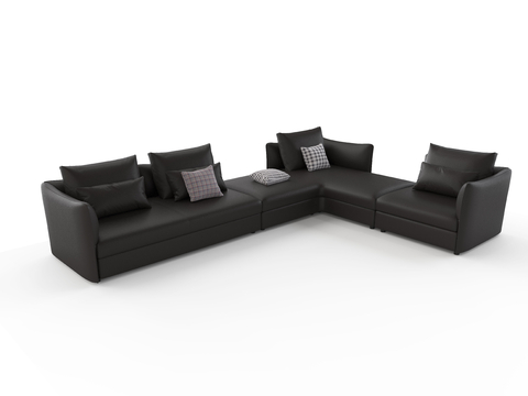 Corner sofa Multiplayer sofa