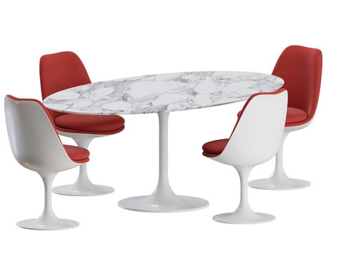 Modern Dining Table and Chair Round Dining Table