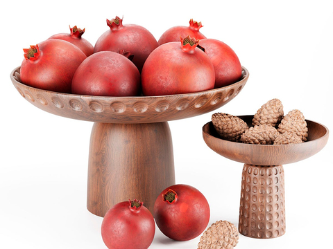 Fruit pomegranate fruit plate