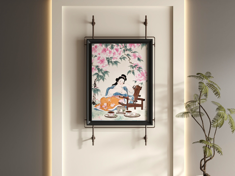 New Chinese Decorative Painting Figure Painting Hanging Painting