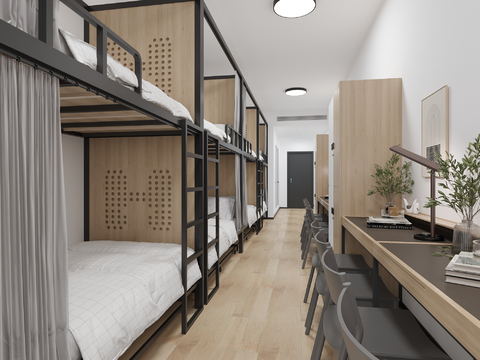 Student dormitory bed