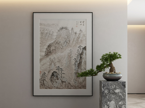 New Chinese Decorative Painting Landscape Painting Hanging Painting