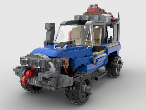 LEGO toy blocks buggy camper