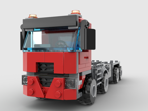 Lego toy blocks truck head truck head