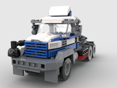 Lego toy blocks truck head