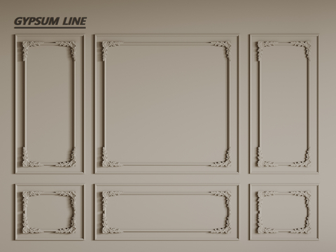 French line gypsum line PU line corner line