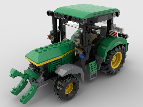 Lego toy building blocks tractor agricultural tool vehicle engineering vehicle