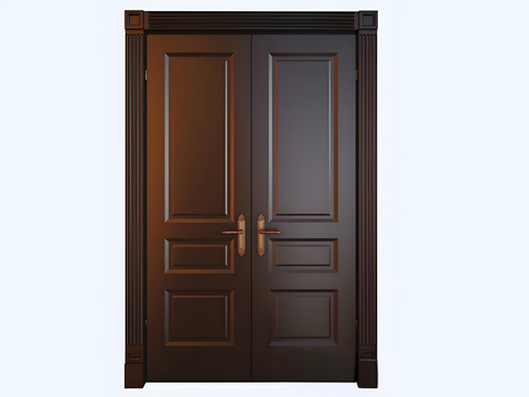 Neo-Chinese Style Flat Door Bedroom Door