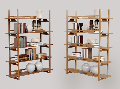 Quiet bookcase bookshelf