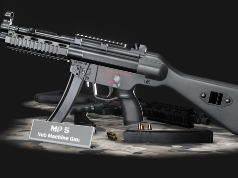 MP 5 submachine gun