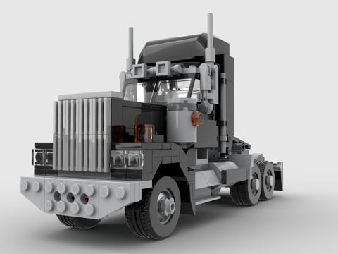 Lego toy blocks truck head