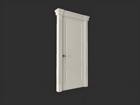 Swing open single door bedroom door