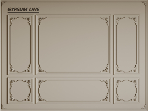 French line gypsum line PU line corner line