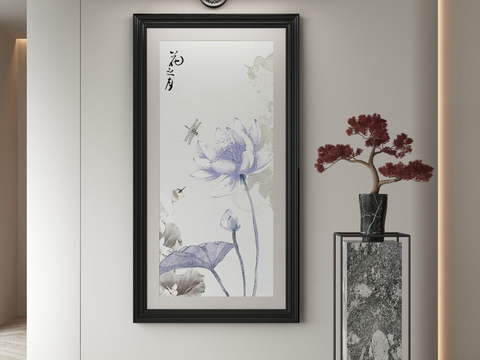 New Chinese Decorative Painting Zen Painting Lotus Painting