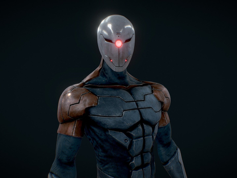 Grey Fox Alloy Warrior Virtual Characters Anime Characters