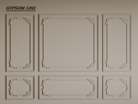 French line gypsum line PU line corner line